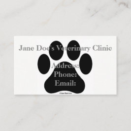 Visita Modelo de cartão de negócios preto e branco do