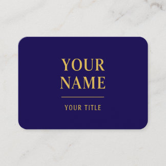 Visita Modelo de cartão de negócios preto e Dourado moder