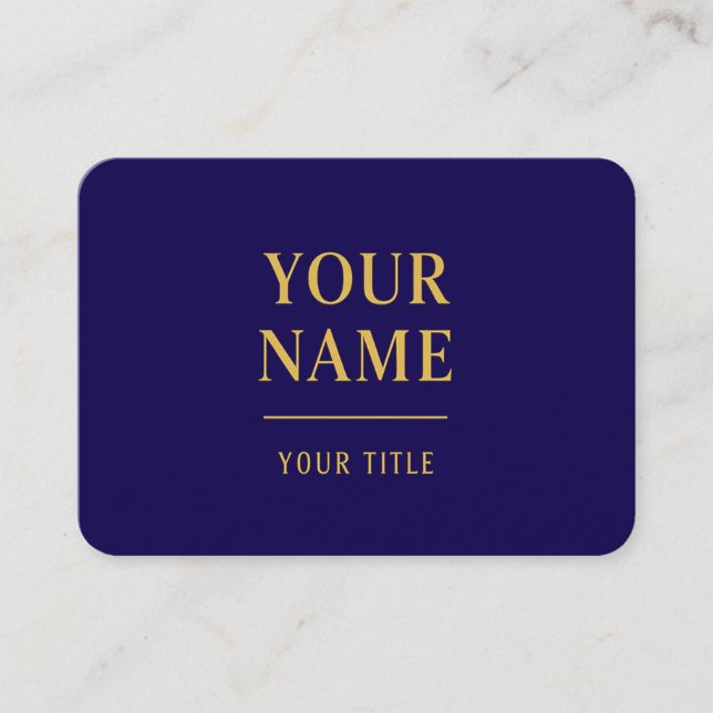 Visita Modelo de cartão de negócios preto e Dourado moder (Frente)