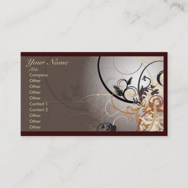 Visita Modelo de cartão de negócios profissional abstrato (Frente)