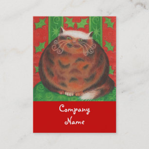 Visita Modelo de cartão de negócios Pud Natal chubby