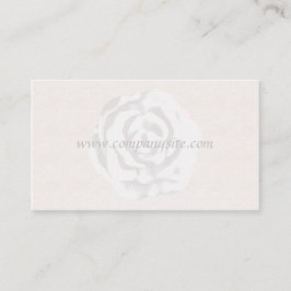 Visita Modelo de cartão de negócios Rosa Branco