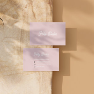 Visita Modelo de cartão de negócios Rosa Esmagado, Impres