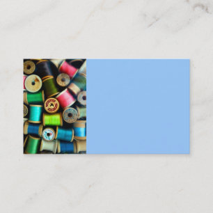 Visita modelos de cartão de negócios de fotos de thread