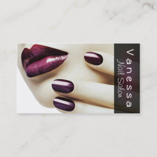 Visita Nail Salon, Spa, Beauty, Cosmetology Cartão de vi