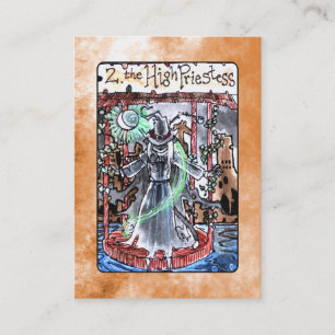 Visita O cartão de Tarot alto da sacerdotisa
