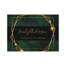 Ouro e preto de cartão de olá Elegante tropical