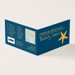 Visita Ouro Starfish, Beautician, Cartão de Lealdade,