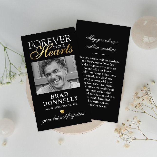 Visita Para sempre no nosso Cartão de Oração Funeral (Criador carregado)