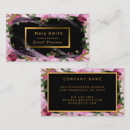 Visita Partido Moderno Dourado Adicionar seu Cartão de vi