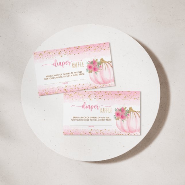 Visita Pequena Fralda de Bebê Floral de Abóbora Cartão Ra (Criador carregado)