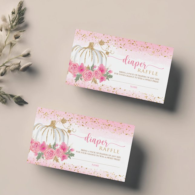 Visita Pequena Fralda de Bebê Floral de Abóbora Cartão Ra (Criador carregado)