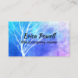 Visita personalização da arte da natureza cartão de visit