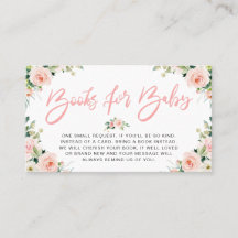 pink blush blooms florais livros para cartão de be