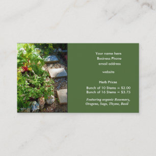 Visita Plantas aromáticas frescas para venda de Cartão de