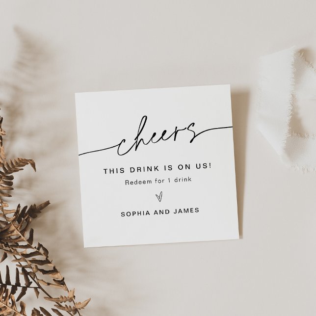 Visita Quadrado Cartão de Bebida Livre EVERLEIGH (Criador carregado)