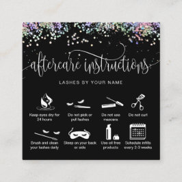 Visita Quadrado Ícones das extensões de pestanas do cartão de pós-