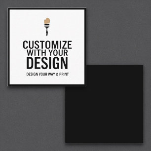 Visita Quadrado Pequeno Cartão de Empresa Personalizável 2.5x2.5"