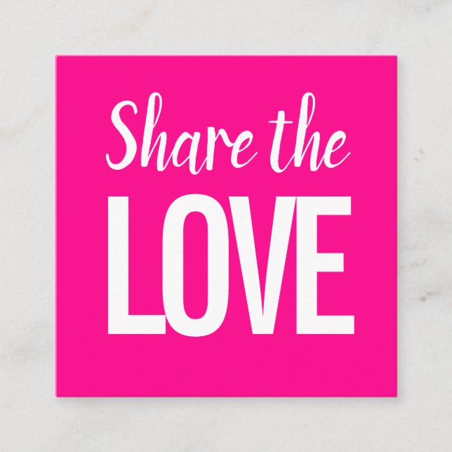 Visita Quadrado Tendência moderna refira um cartão de referência r (Frente)