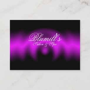 Visita Salão de beleza da terapia da massagem & cartão 