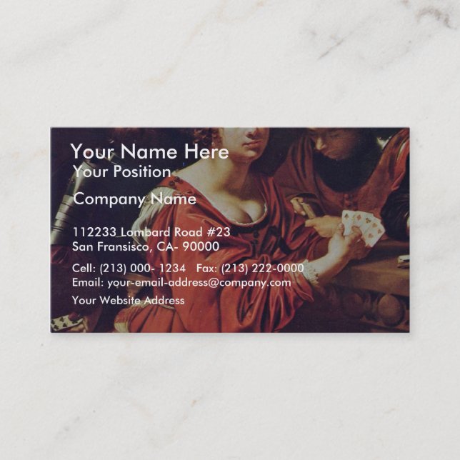 Visita Sharps do cartão e detalhe do caixa de fortuna por (Frente)