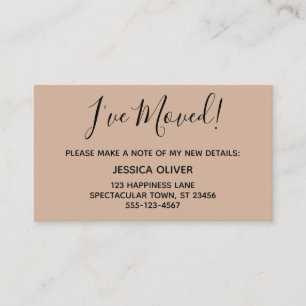 Visita Simples Bonito, eu mudei no Cartão de Amêndoa Torr