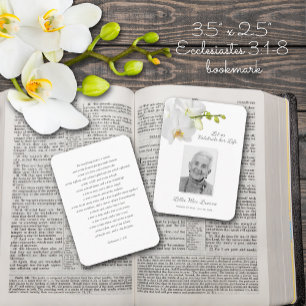 Visita Simples Cartão com fotos de Oração para Memorial F