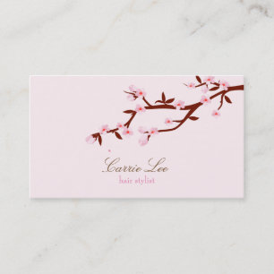 Visita Simples Elegante Cherry Blossom Sakura Cartão de