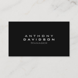 Visita Tendência preto padrão personalizado com cartão de