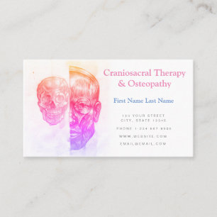 Visita Terapêutica Craniosacal e Osteopatia Cartão de vis