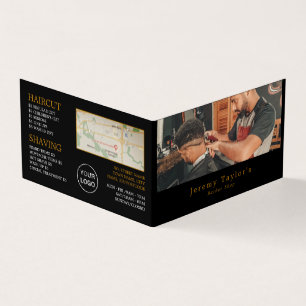 Visita Trendy Hair Cut, Barbeiros Masculinos, Cartão de L