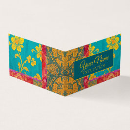 Visita Vermelho Verde Colorido ORIENTAL - Cartão de visit