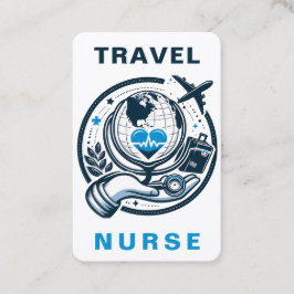 Visita Viagem Nurse RN, LVN, LPN, Caretaker Cartão de vis