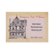 Vintage House Real Estate Renovation Cartão de vis