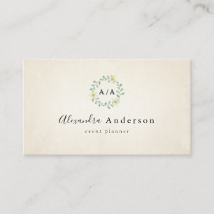 Visita Vintage Rustic Greenerescer Wreath Black Cartão de