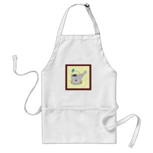 Visitantes do avental do jardim