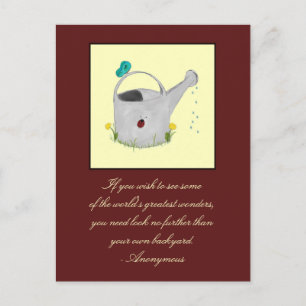 Visitantes do cartão postal do Jardim