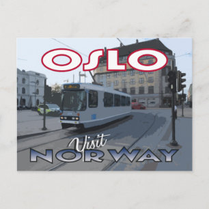 Visitar... Oslo, Noruega - cartão postal