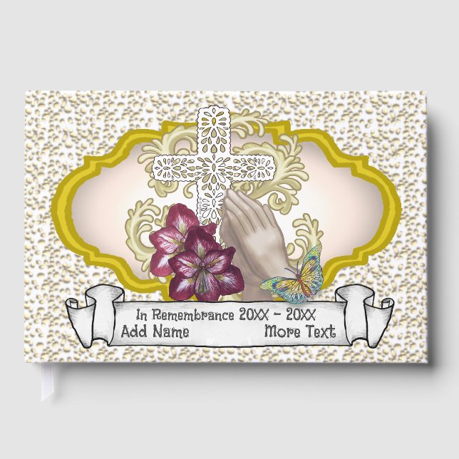 Visitas Amaryllis Cross Memorial livro de hóspedes (Frente)