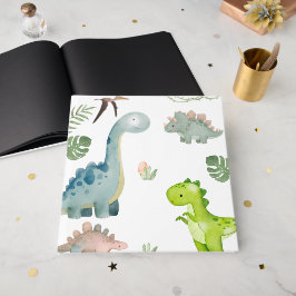 Visitas Aniversário do livro de hóspedes do Dinossaur