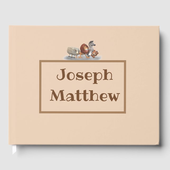 Visitas Bastante recheado Animal Considerado Livro de Conv (Frente)