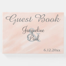 Visitas Bonito Livro de Convidados de Casamento Suave
