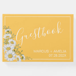 Visitas Bonito Livro de convidados do Daffodil Amarelo e B