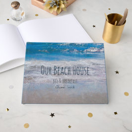 Visitas Casa de Praia Azul Branco Livro de Hóspedes Costei
