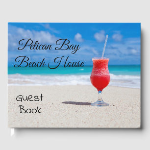 Visitas Casa de Praia Ocean Cocktail Livro de Hóspedes