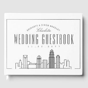 Visitas Casamento Em Charlotte Livro de Convidados da De