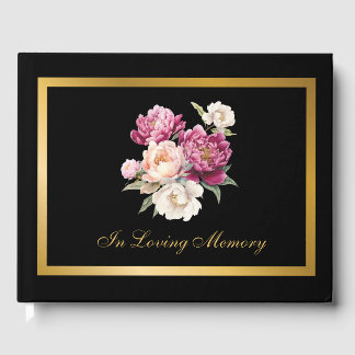 Visitas Clássico Memorial Funeral Condolência Livro de Con