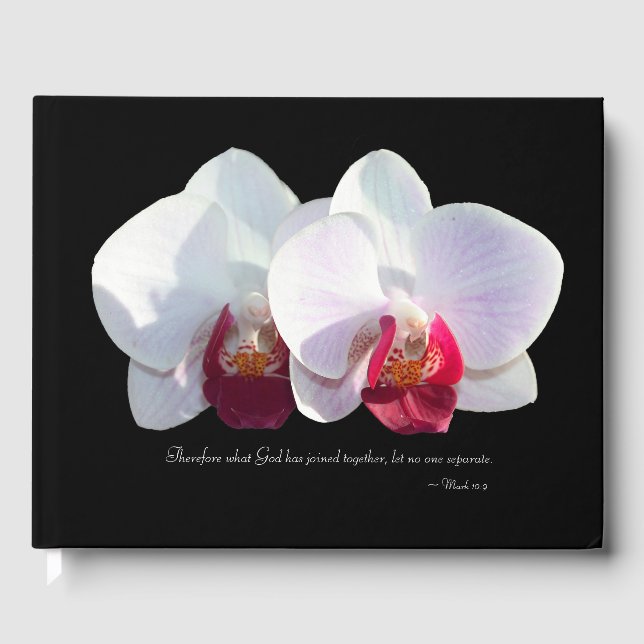 Visitas Dois Se Tornaram Um Livro De Convidados De Casamen (Frente)