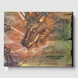 Visitas Dragão Fantasy Livro de Convidado