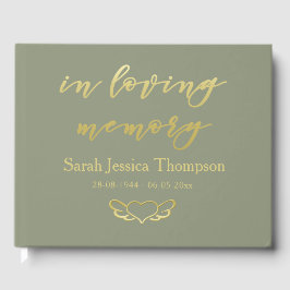 Visitas Em memória de amor | Sage e Dourado Livro de Condo